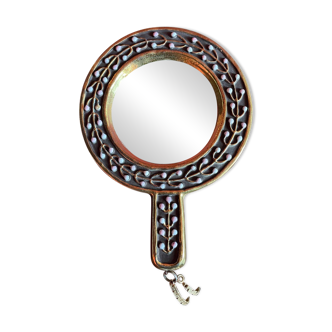 Miroir Mithé Espelt ceramique polychrome