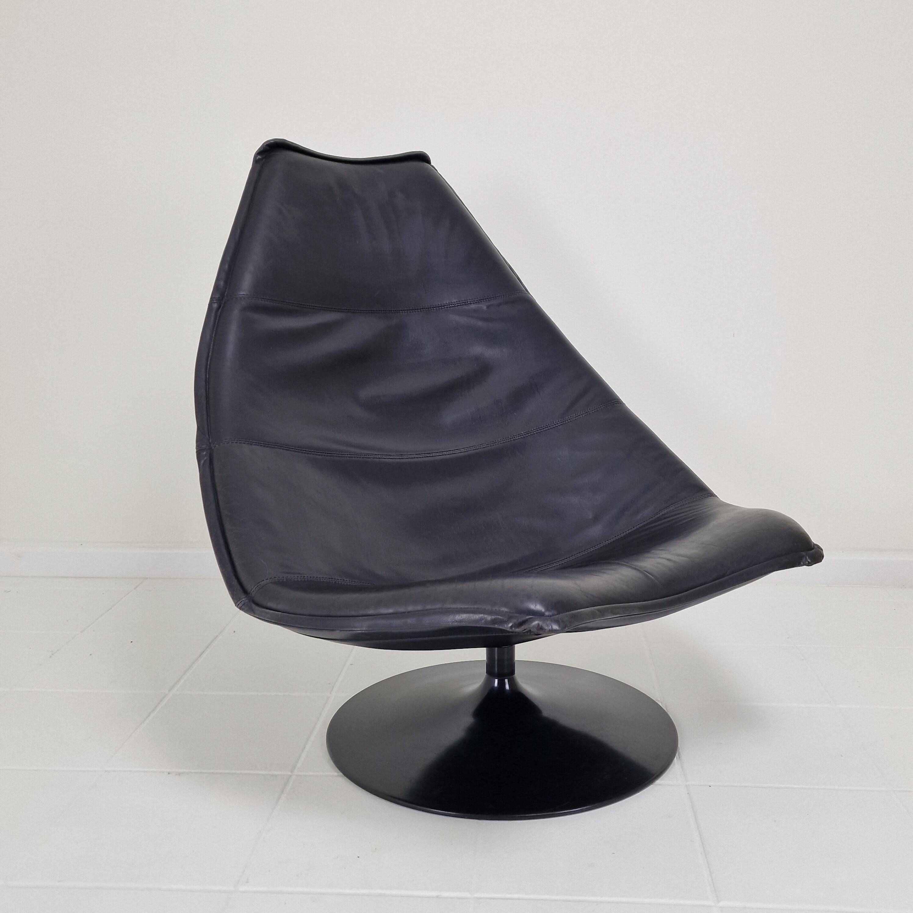 Set of 2 F585 Lounge Chairs by Geoffrey Harcourt for Artifort, 1990's