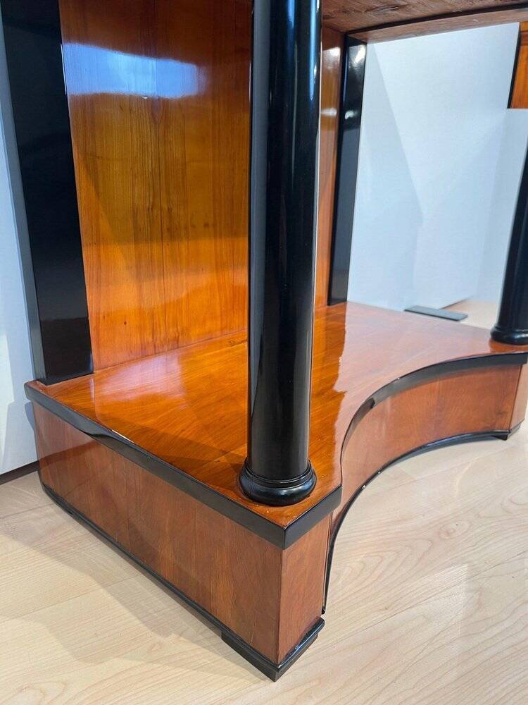 Biedermeier Console Table in Cherry Veneer, 1820