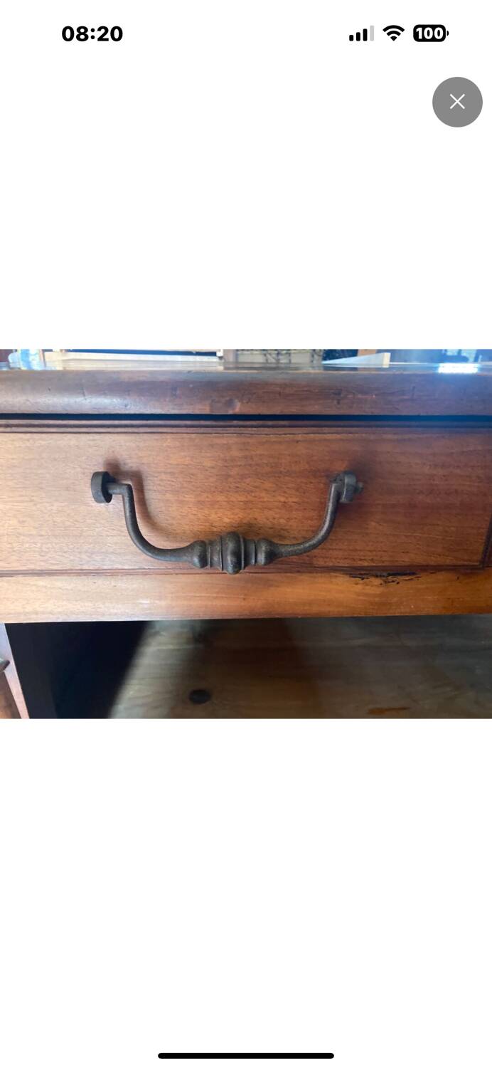 Empire walnut low sideboard