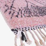 Modern Pink Rug - 185 x 135 cm