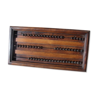 Former billiards wooden abacus