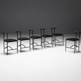 Postmodern "Tokyo" Dining Chairs by Rodney Kinsman for Bieffeplast, Italy, 1980s
