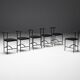 Postmodern "Tokyo" Dining Chairs by Rodney Kinsman for Bieffeplast, Italy, 1980s