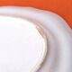 K&G (Keller & Guerin) Demi-Porcelaine Lunéville Grand plat de service polylobe fin XIXème