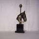 Lamp marble bust horse - early 1970s