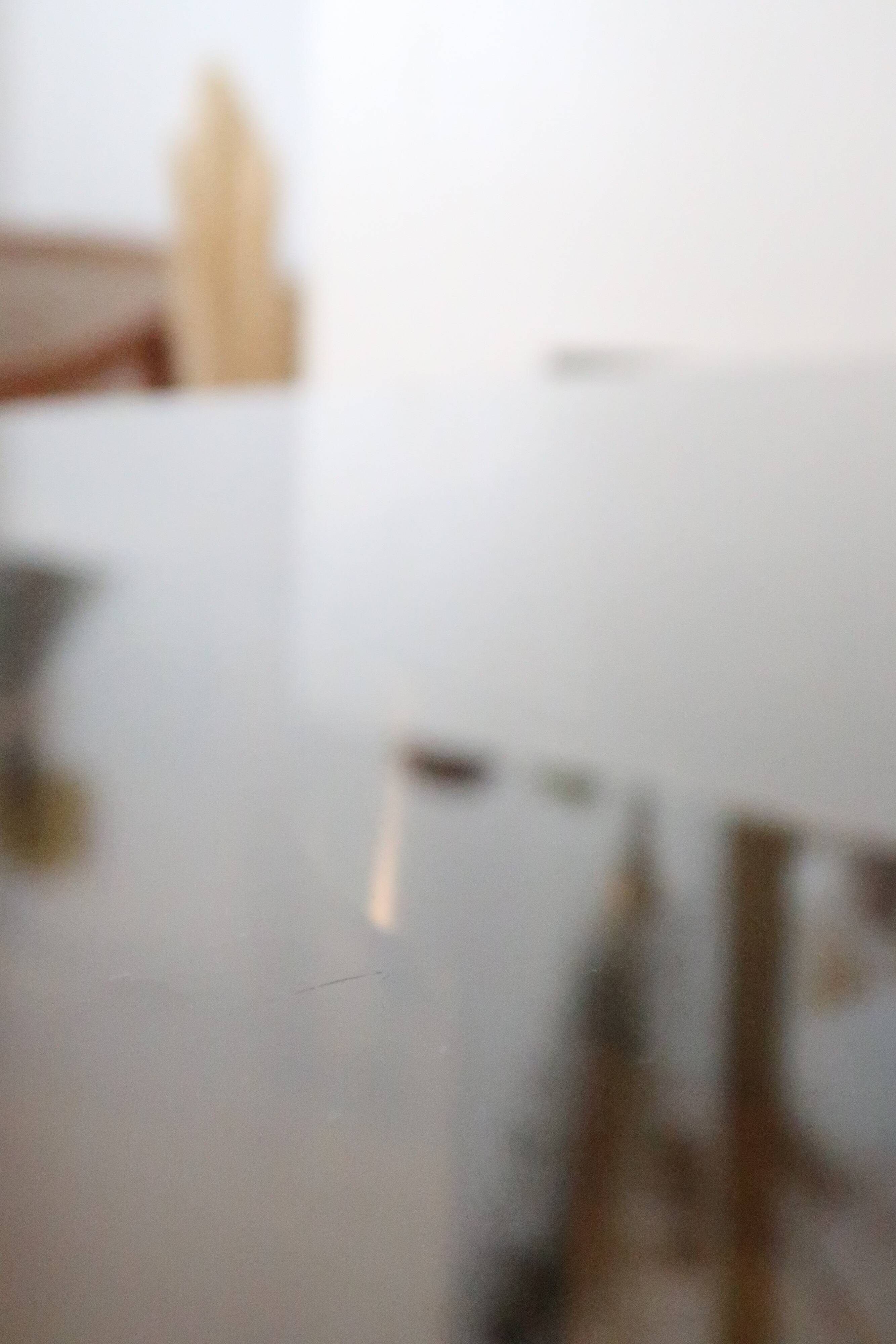 Dining table smoked glass Roche Bobois