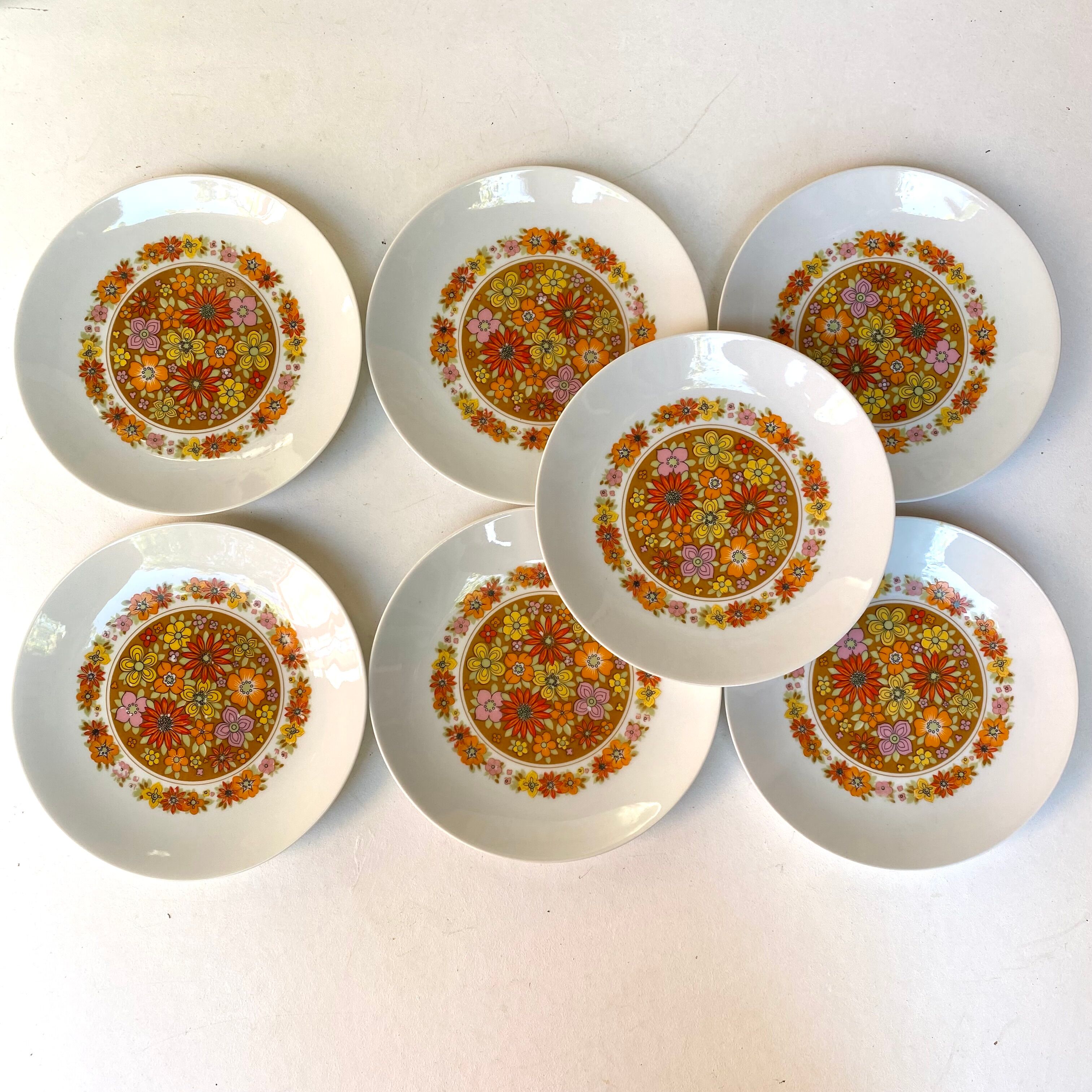 Vintage dessert plates made of bavaria Germany porcelain