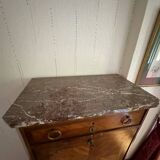 Secretary desk with marquetry flap