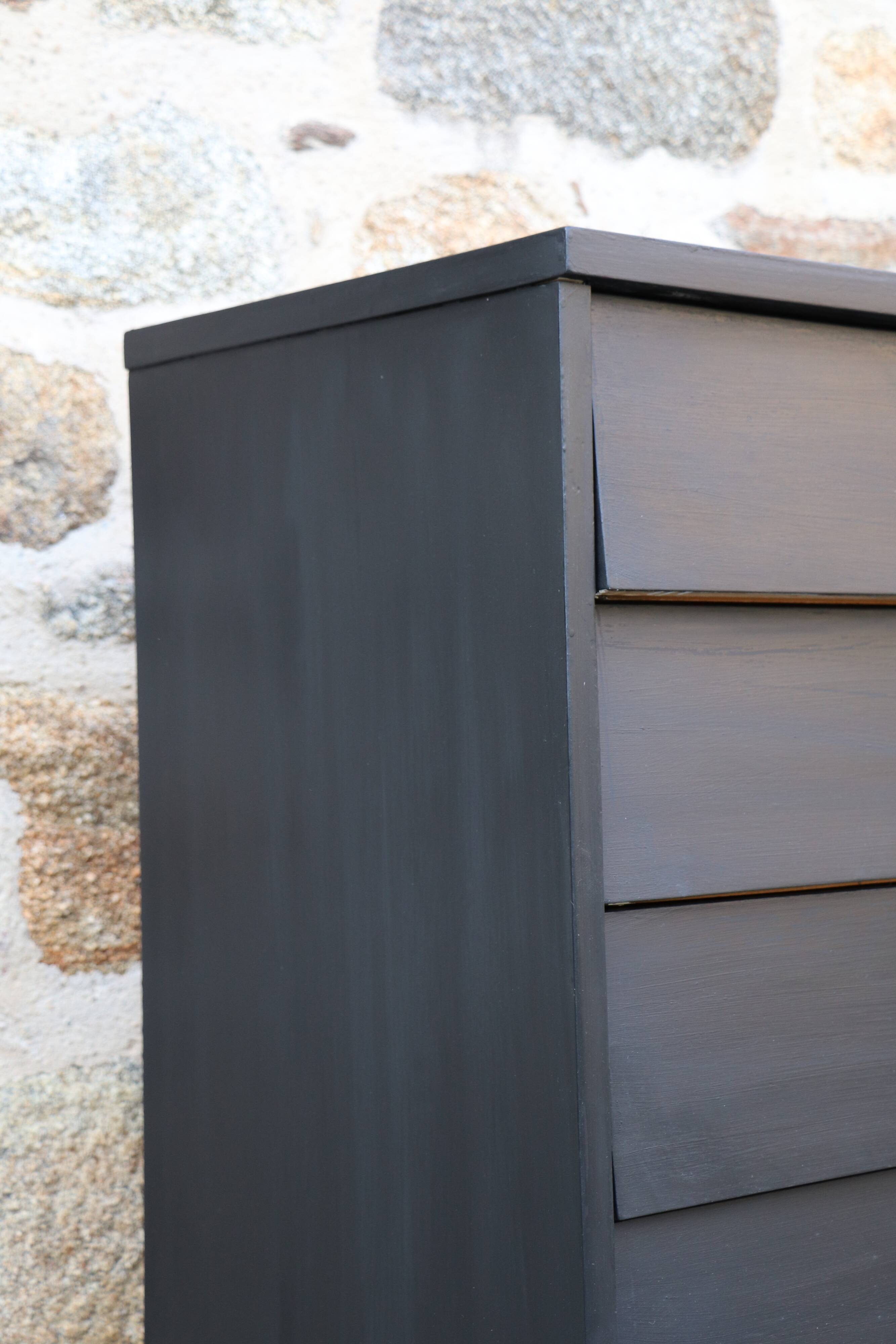 American 50s vintage chest of drawers compass feet