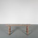 1950s Rustic wooden bench
