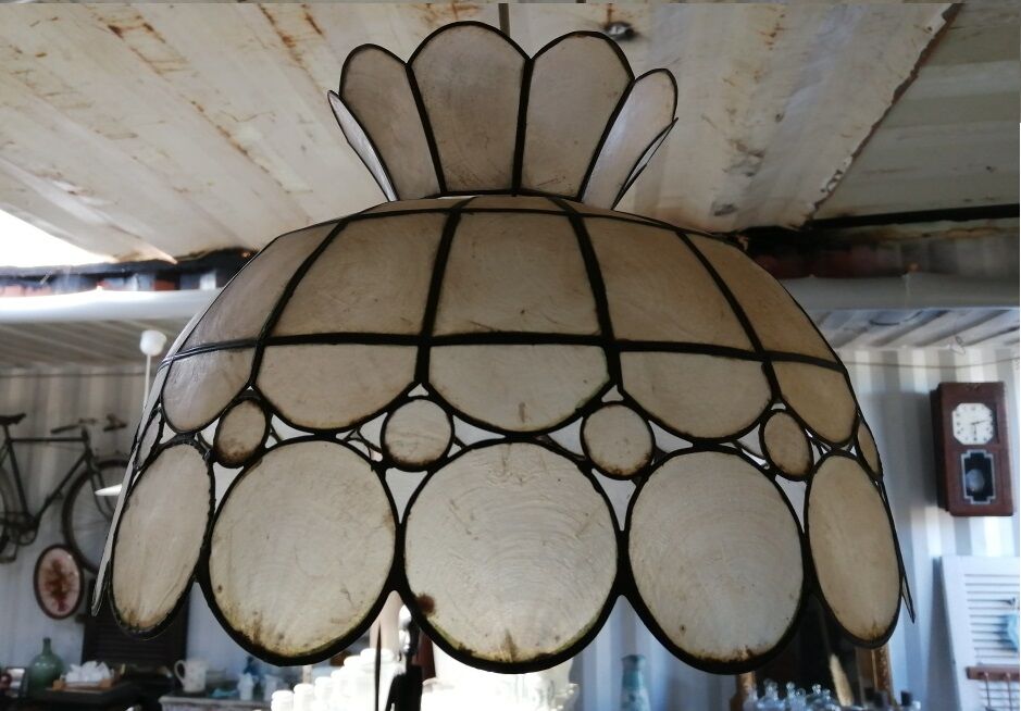Antique mother-of-pearl pendant