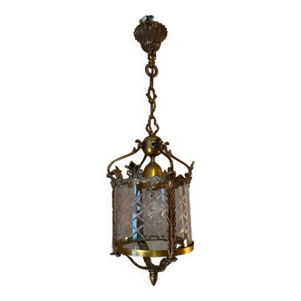 Brass pendant light