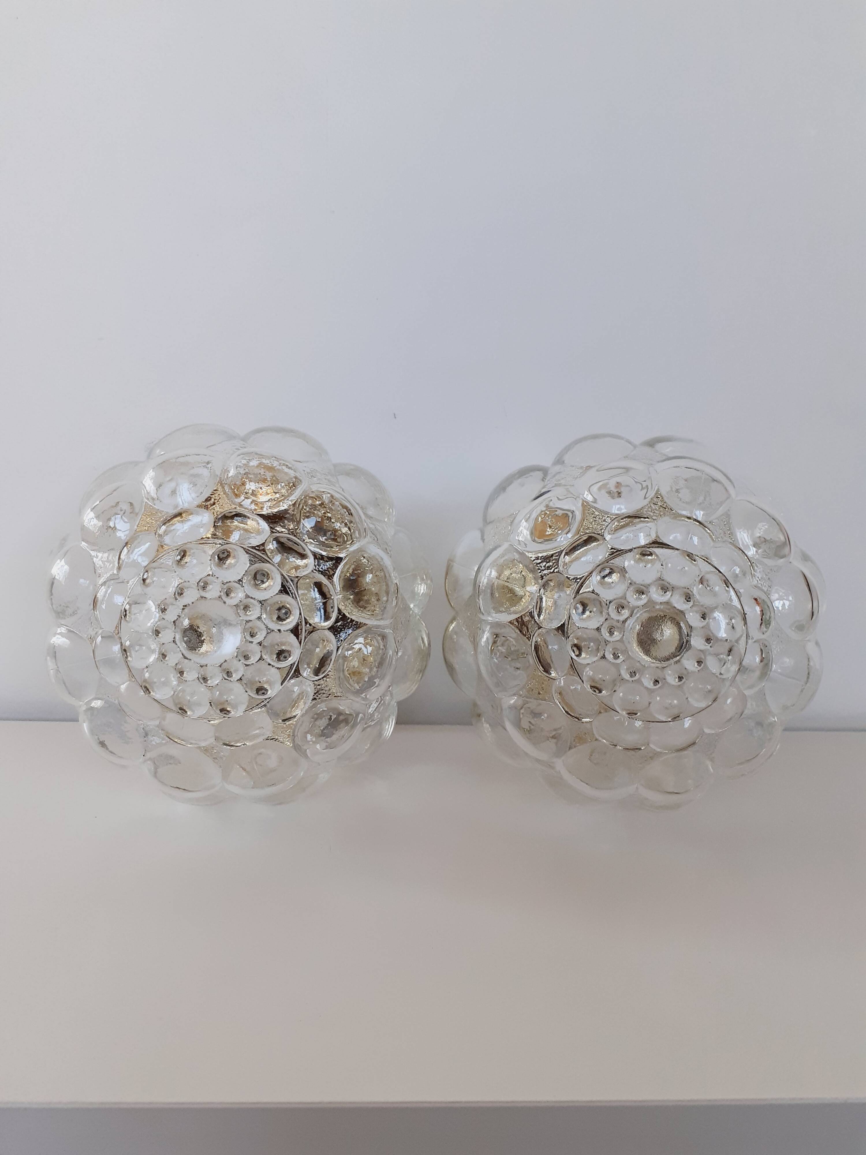 Pair of wall or ceiling lights