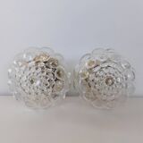 Pair of wall or ceiling lights