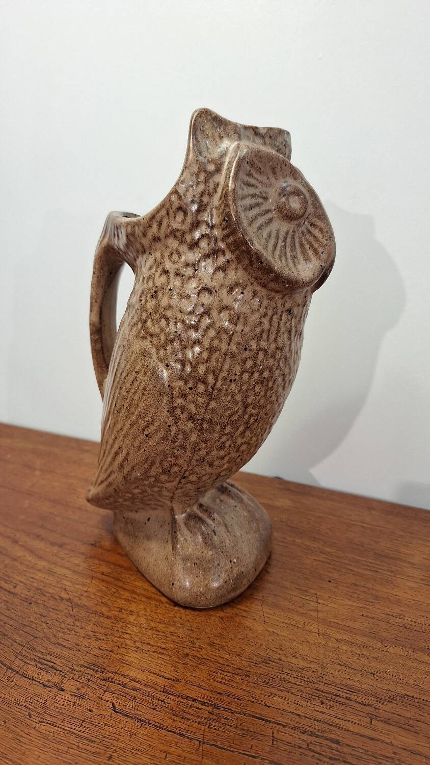 Zoomorphic vase Owl Vallauris