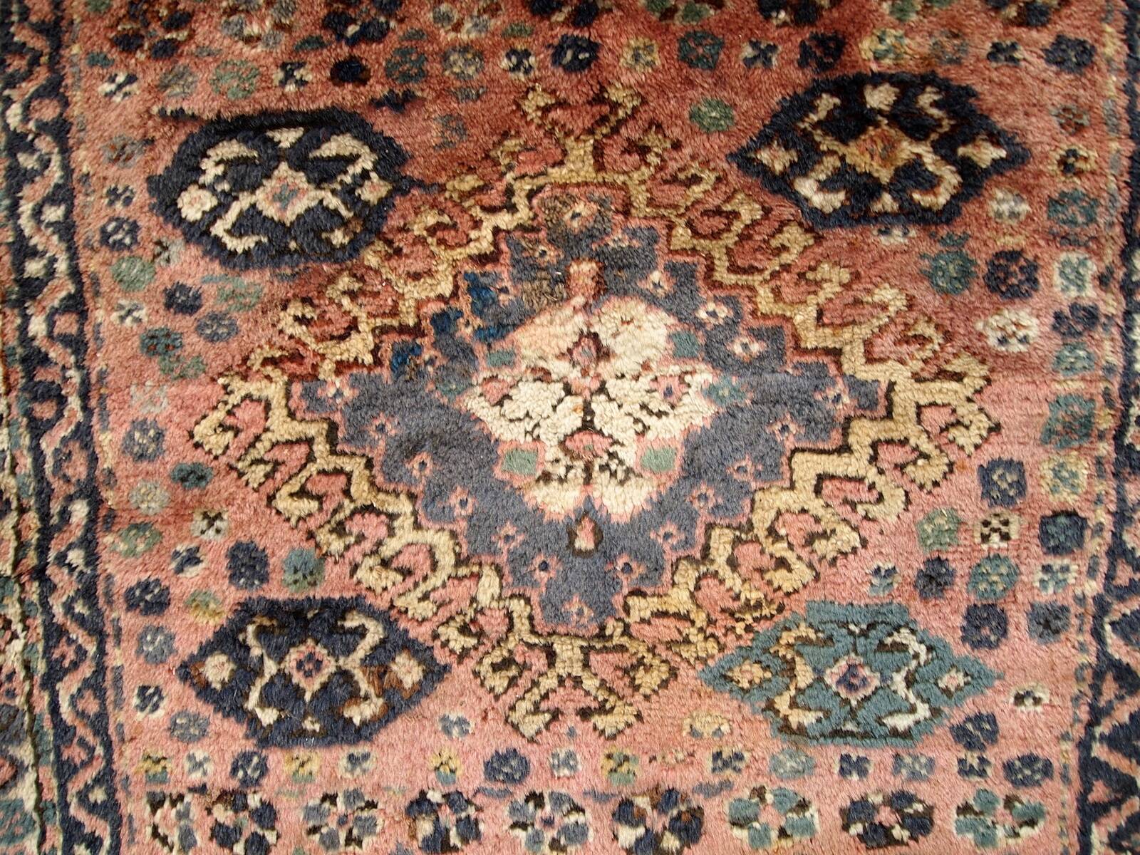 Sac Ancien Kurde Persan Fait Main – Années 1930 – 79 cm x 95 cm