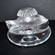Lalique Baptiste bottle in frosted crystal signed "Lalique R France" 1979
