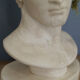 Roman head in waxed plaster