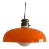 Murano Orange Pendant Light by Alessandro Pianon for Vistosi, Italy 1960s