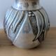 Pair of irman vases in aliometal, french design, 1950
