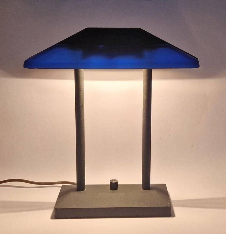 Rare Large Midcentury Table Lamp Robert Sonneman, USA, 1980s