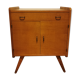 Meuble de rangement des années 50 en chêne