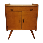 Meuble de rangement des années 50 en chêne
