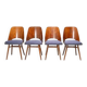Set of 4 TON 514 chairs, Oswald Haerdtl, Czechoslovakia, 1950s
