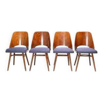 Set of 4 TON 514 chairs, Oswald Haerdtl, Czechoslovakia, 1950s