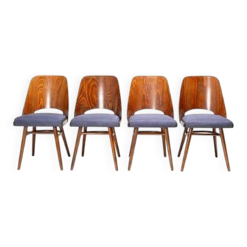Set of 4 TON 514 chairs, Oswald Haerdtl, Czechoslovakia, 1950s