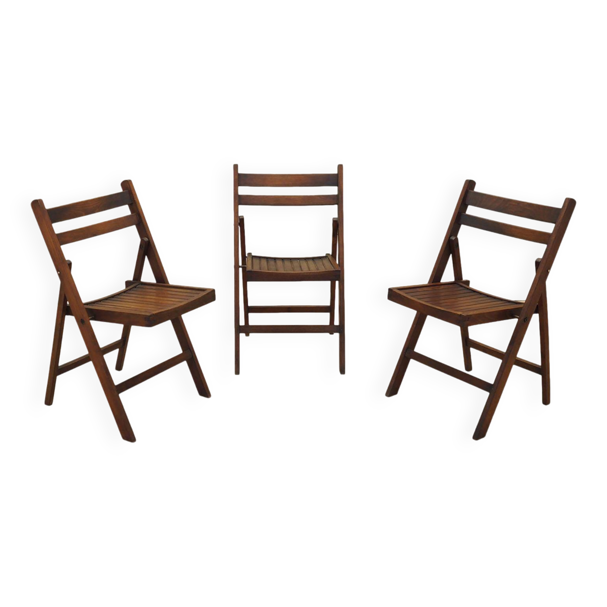 Set of three pine chairs, 1990s, Scandinavian design, manufacture: Denmark