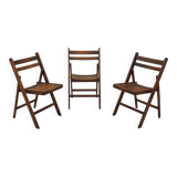 Set of three pine chairs, 1990s, Scandinavian design, manufacture: Denmark