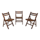Set of three pine chairs, 1990s, Scandinavian design, manufacture: Denmark