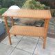 Rattan console / vintage 60s-70s