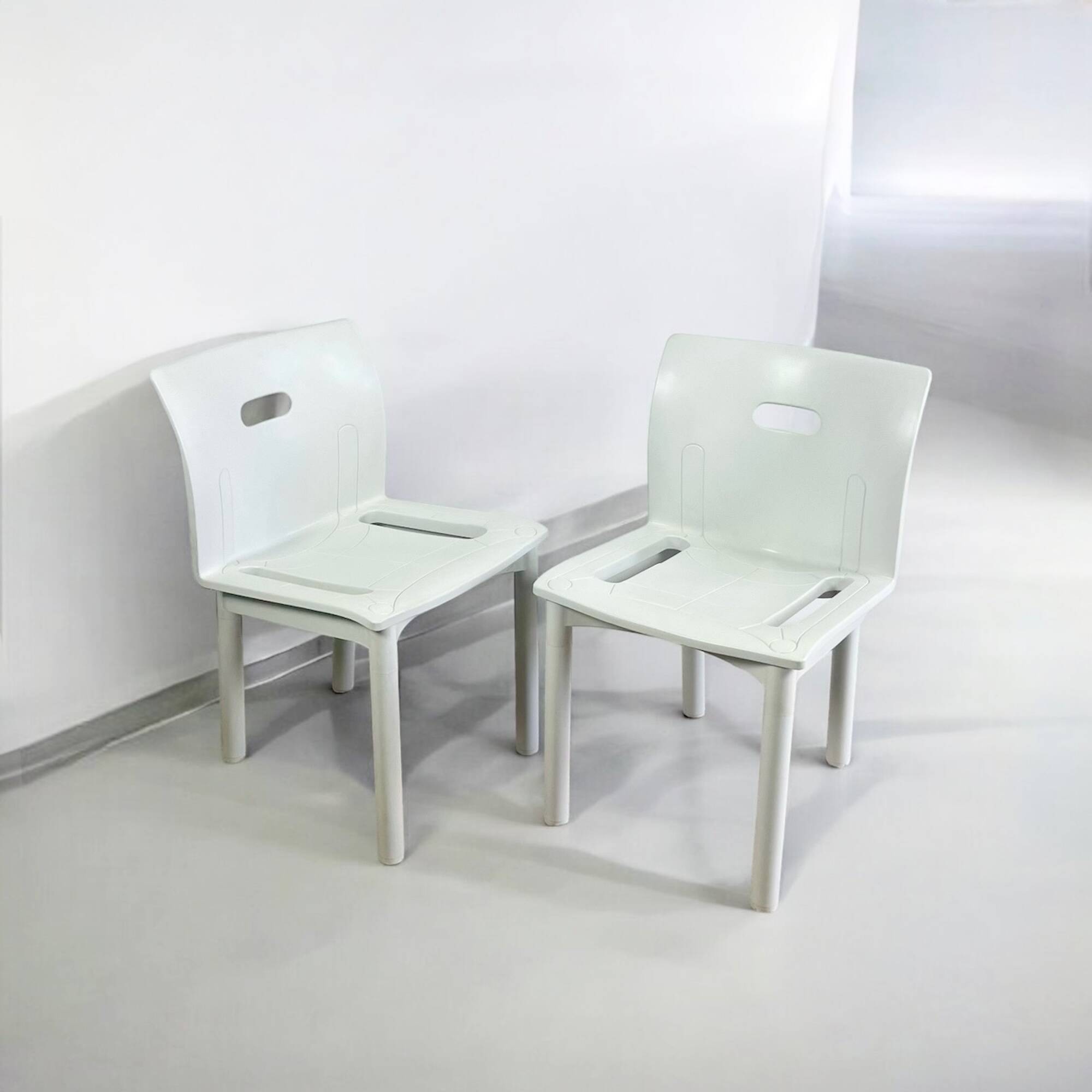 Model 4870 Dining Chairs by Anna Castelli Ferrieri for Kartell, 1980s, Set of 2