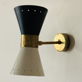 Wall sconce in the style of italian creations of the 50