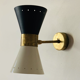 Wall sconce in the style of italian creations of the 50