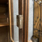 Louis XV style bookcase in solid oak circa 1880