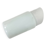 Vintage White Porcelain Wall Light with Milk Glass, 1970s