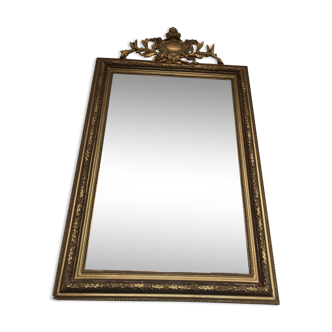 Miroir doré baroque