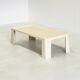 Amanta rectangular coffee table by Mario Bellini for C&B Italia in white