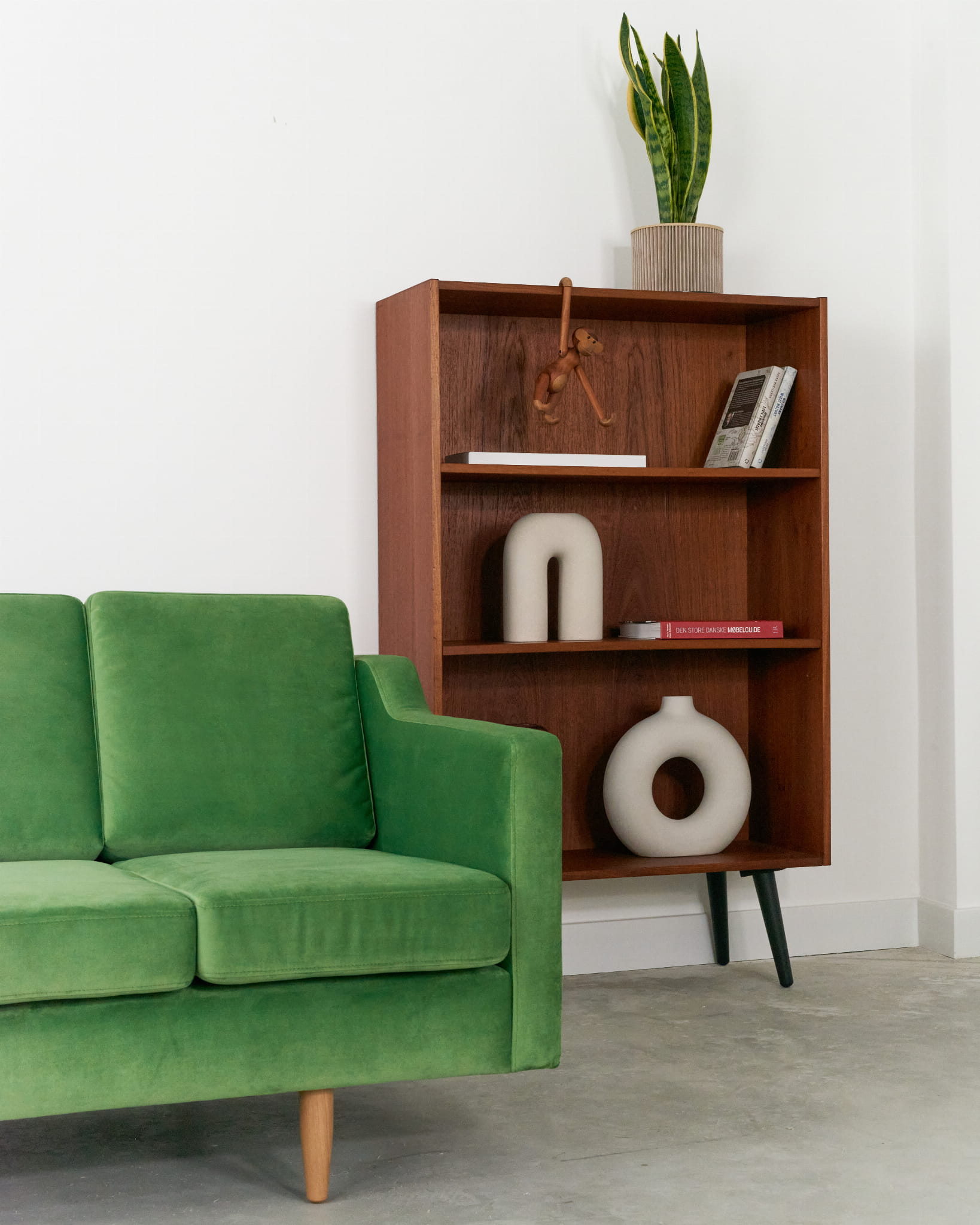 Sofa bodo green, scandinavian design