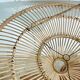 Suspension rattan saucer iron frame D:120 H:60