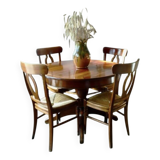 Cherry wood dining room table