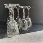 6 verres à vin Baccarat service Molière