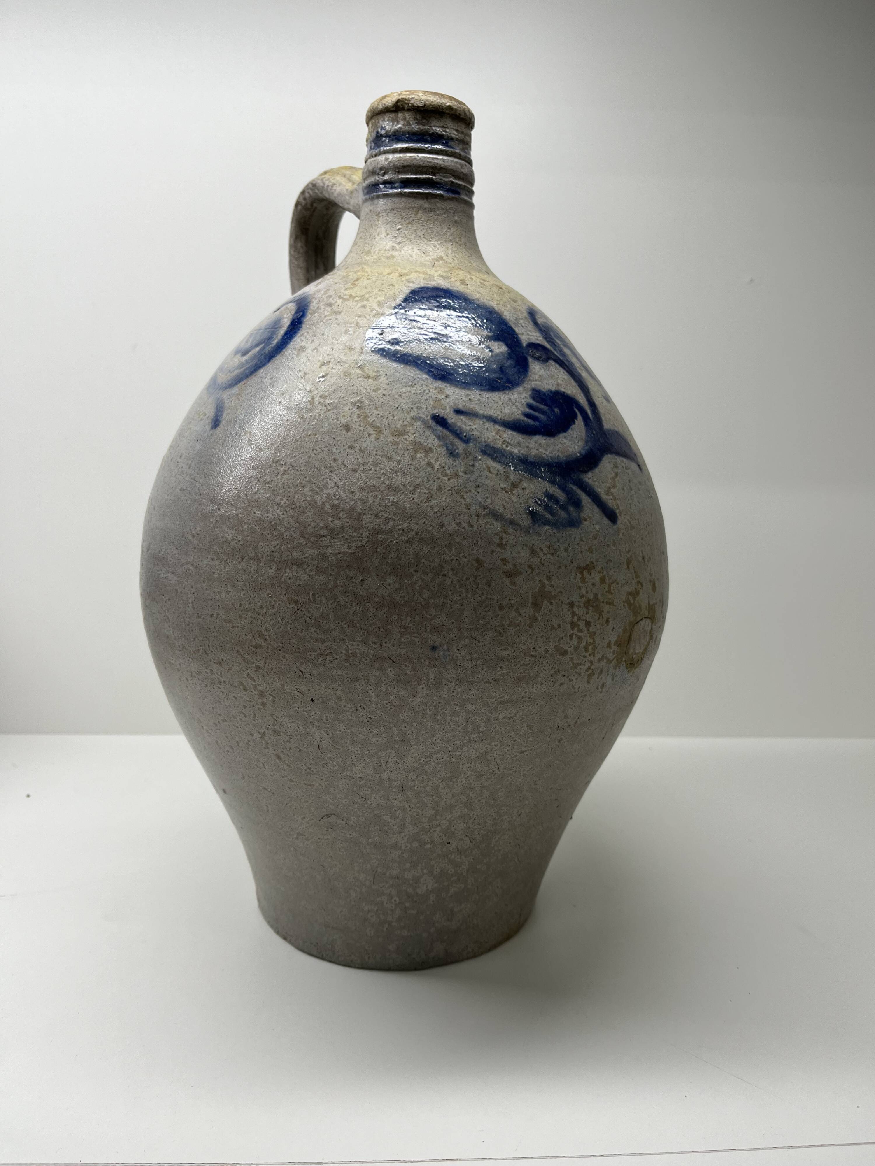 Stoneware salt jug