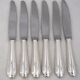 8 fourchettes et 6 couteaux de table Christofle Hotel