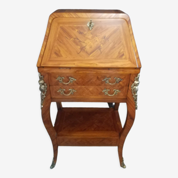 Lady's secretary in marquetry