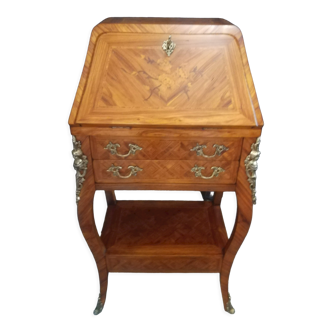 Lady's secretary in marquetry